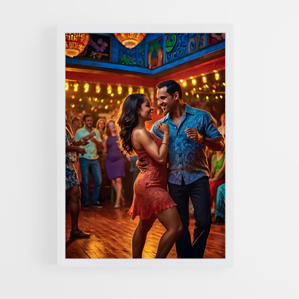 Poster Salsa en Fête – affiche Danse (vue 3)